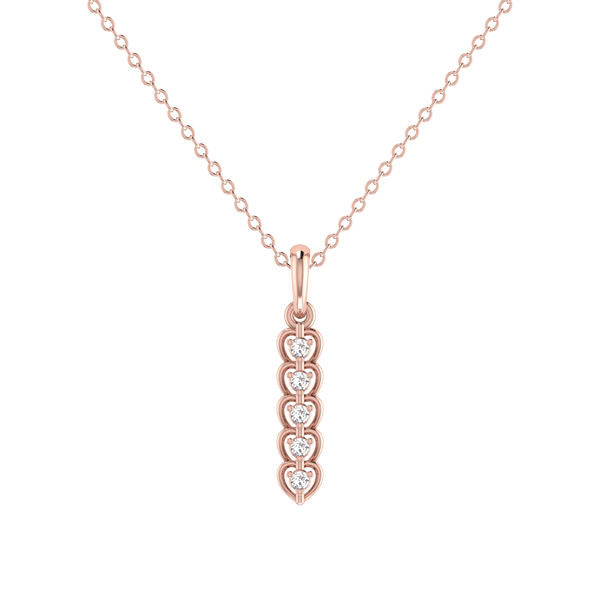 Glimmer Heart Diamond Pendant