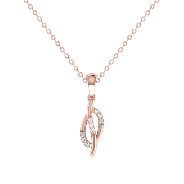 Slender Harmony Diamond Pendant