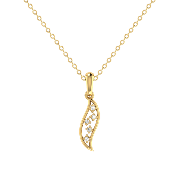 Trigon Radiant Diamond Pendant