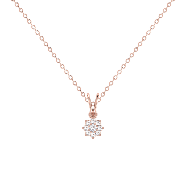Shiny Wreath Diamond Pendant
