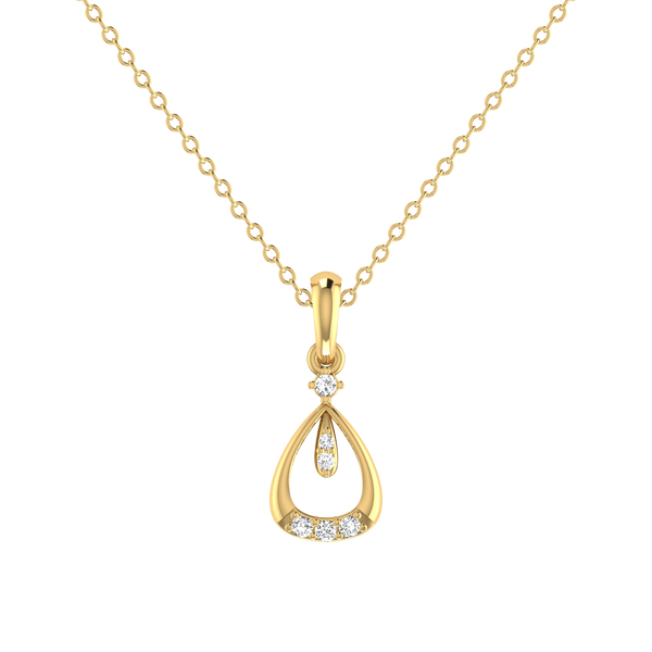 Double Charm Diamond Pendant