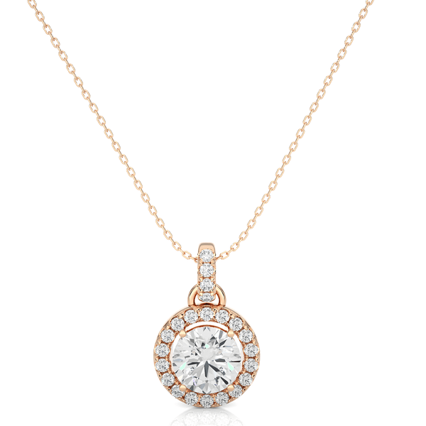 Brillant Round Diamond Pendant