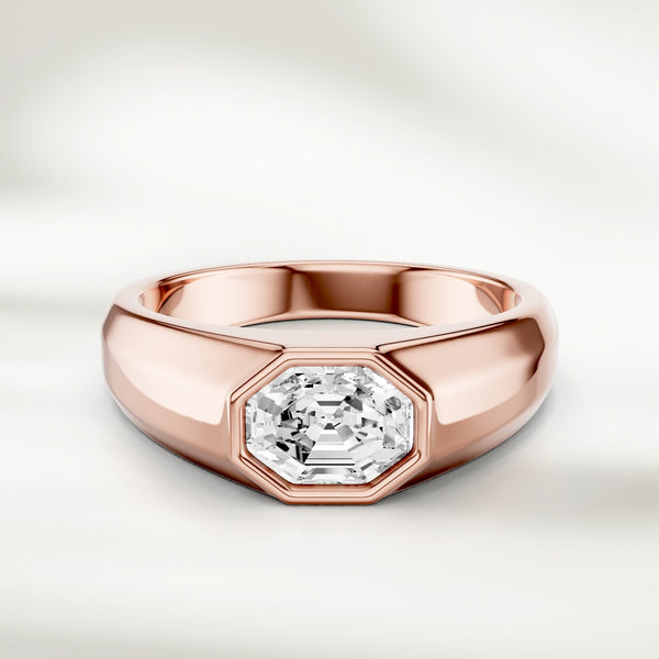 1 Ct Majestic Octa Men's Solitaire Ring