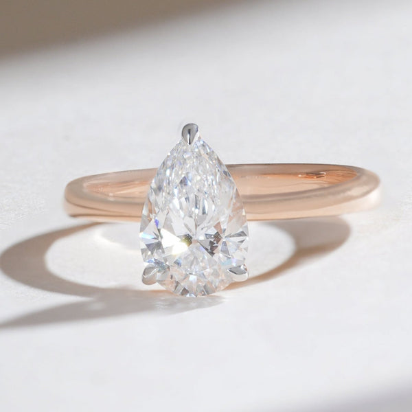 Iconic 1.5 Ct Pear Solitaire Ring