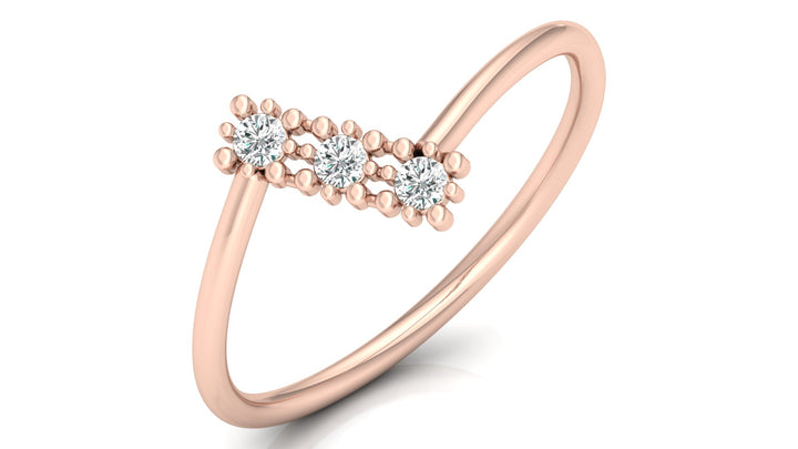 Lab Diamond Meesh Sparkle Ring