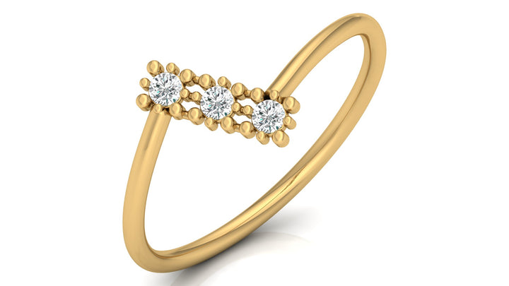 Lab Diamond Meesh Sparkle Ring