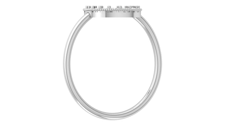 Half Moon Lab Diamond Ring