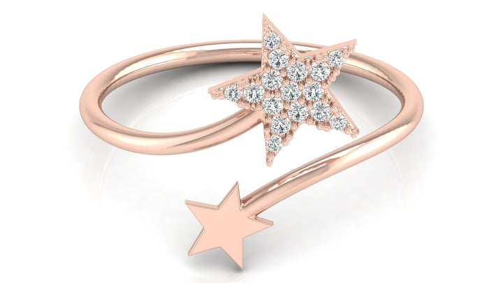 Stary Star Lab Diamond Ring