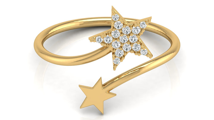 Stary Star Lab Diamond Ring