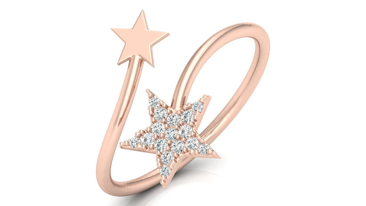 Stary Star Lab Diamond Ring