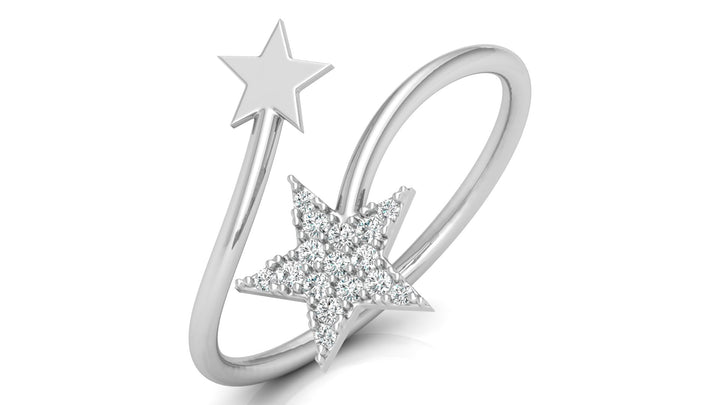 Stary Star Lab Diamond Ring