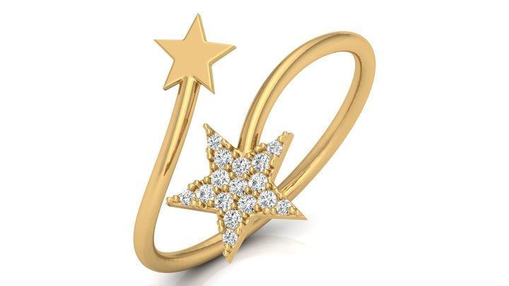 Stary Star Lab Diamond Ring
