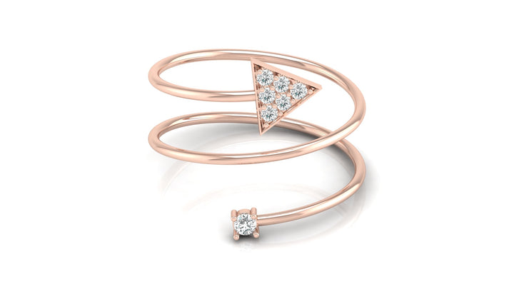 Spring Geometric Lab Diamond Ring