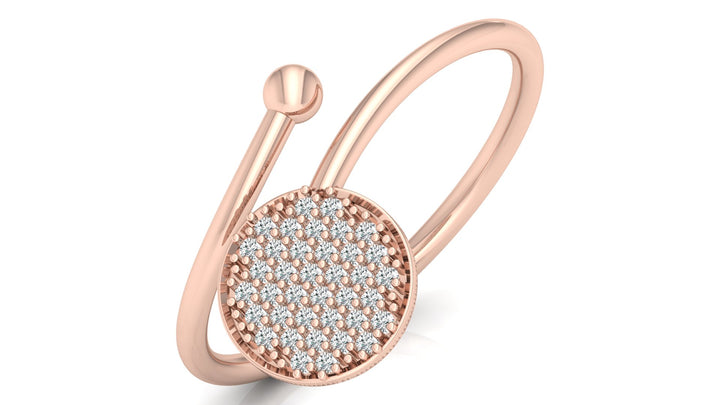 Classic Cluster Lab Diamond Ring
