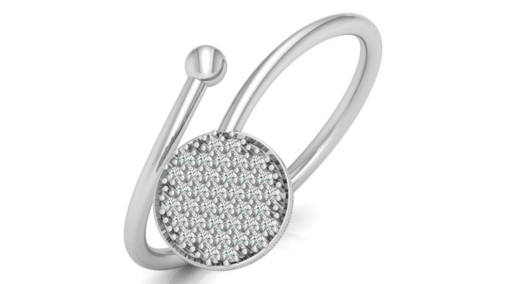 Classic Cluster Lab Diamond Ring