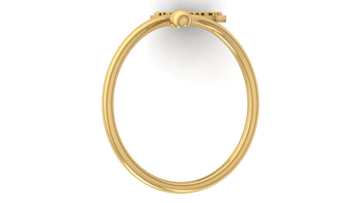 Classic Cluster Lab Diamond Ring