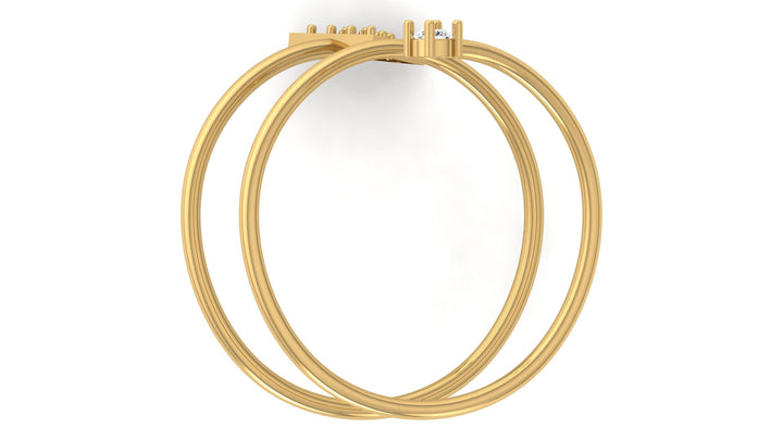 Spring Geometric Lab Diamond Ring