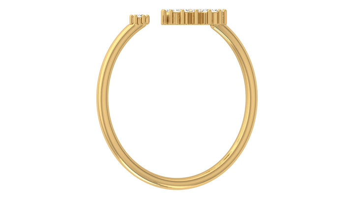 Allora Circle Lab Diamond Ring