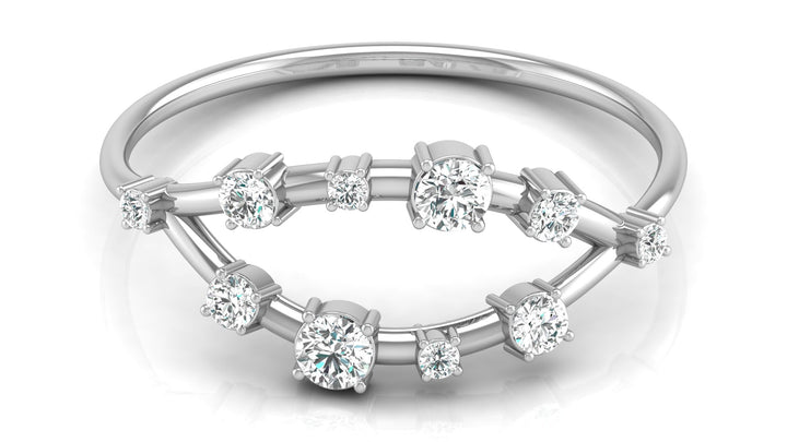 Lab Diamond Open Claw Ring