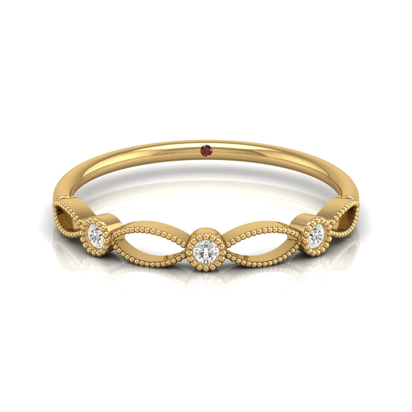 Tiara Lab Diamond Promise Ring