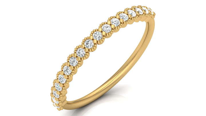 Lab Diamond Glittery Quad Ring