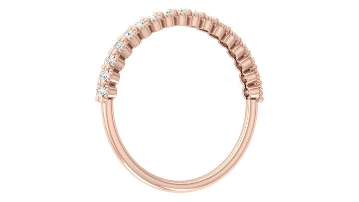 Lab Diamond Glittery Quad Ring