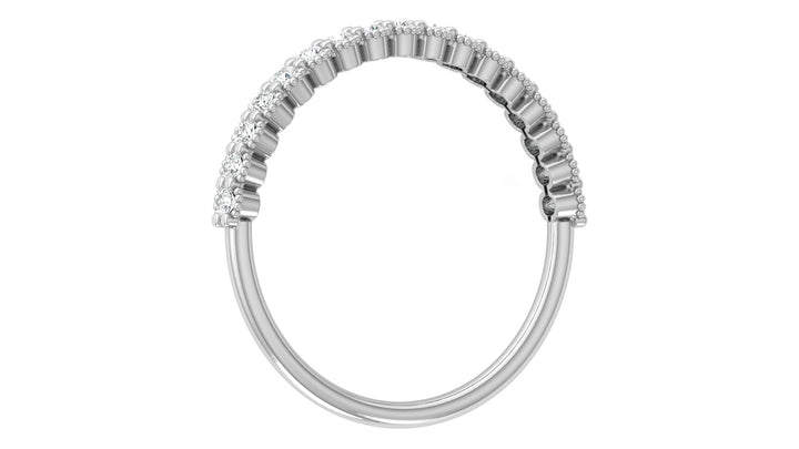 Lab Diamond Glittery Quad Ring