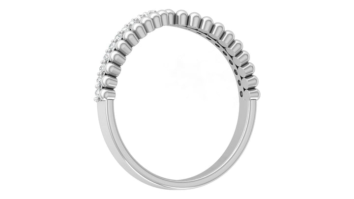 Double V Lab Diamond Ring