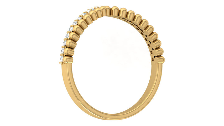 Double V Lab Diamond Ring