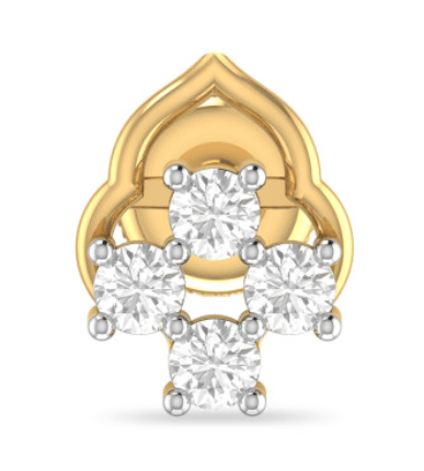 Effortless 4 Stone Diamond Earrings
