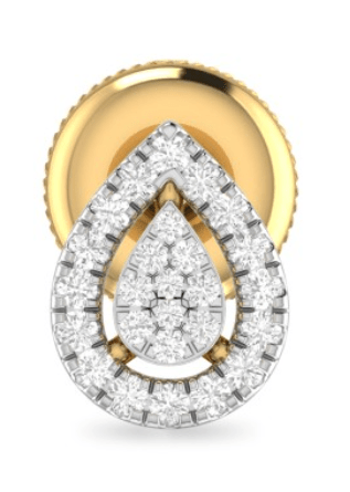 Pear-fect Mesh Diamond Earrings