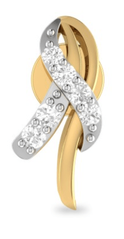 Twisted Twirl Diamond Earrings