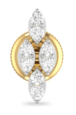 Graceful Trinity Diamond Earrings