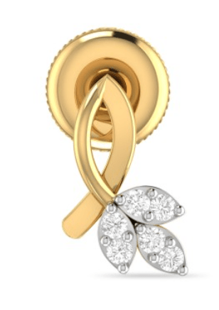 Classic Leaves Diamond Earrings