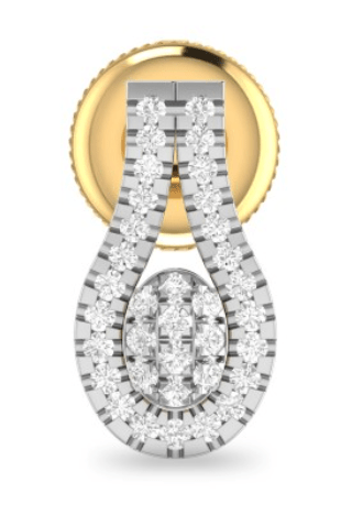 Removable Halo Cluster Diamond Earrings