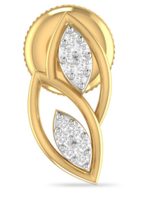 Leafy Trifecta Diamond Earrings