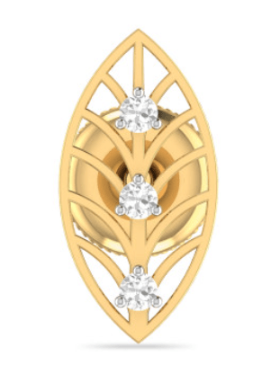 Sleek Twine Diamond Earrings