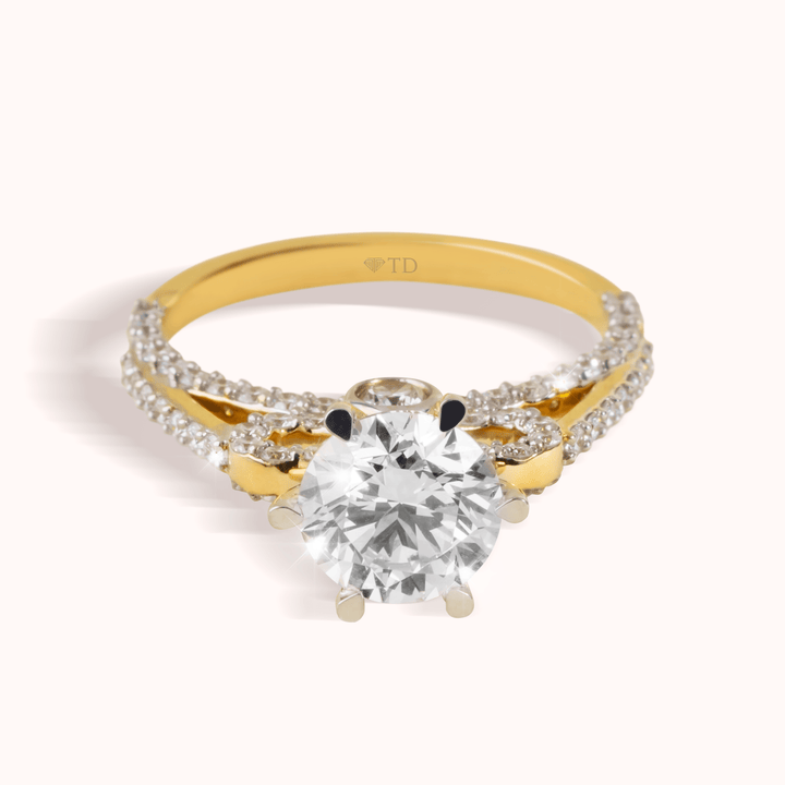 1.5 Carat Bow Solitaire Ring