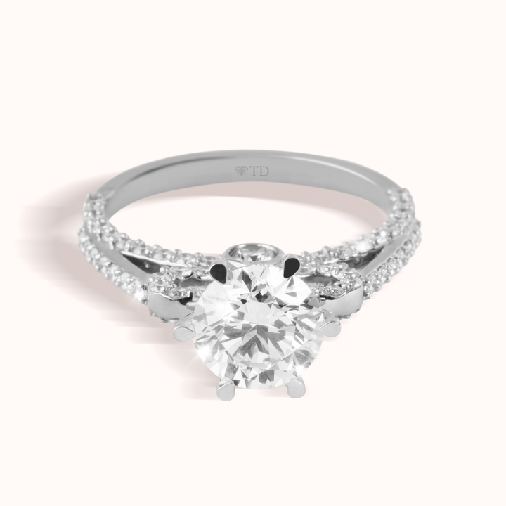 1.5 Carat Bow Solitaire Ring – True Diamond IN