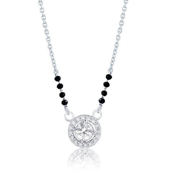 Elegant 1 Carat Solitaire Mangalsutra