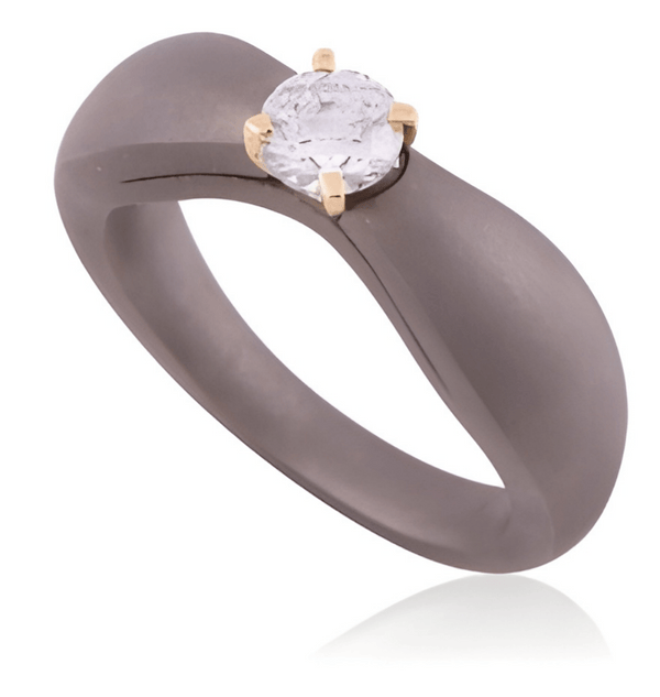 0.5 Ct AureusTitanium Ring