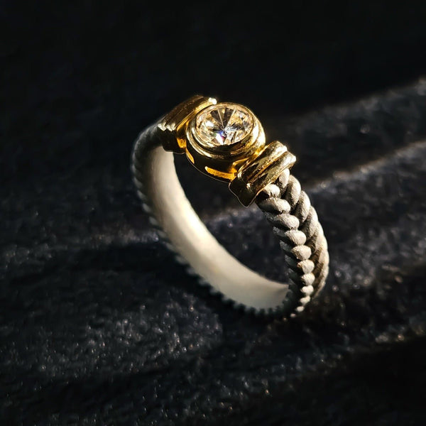 1 Ct Stonecrest Titanium Ring