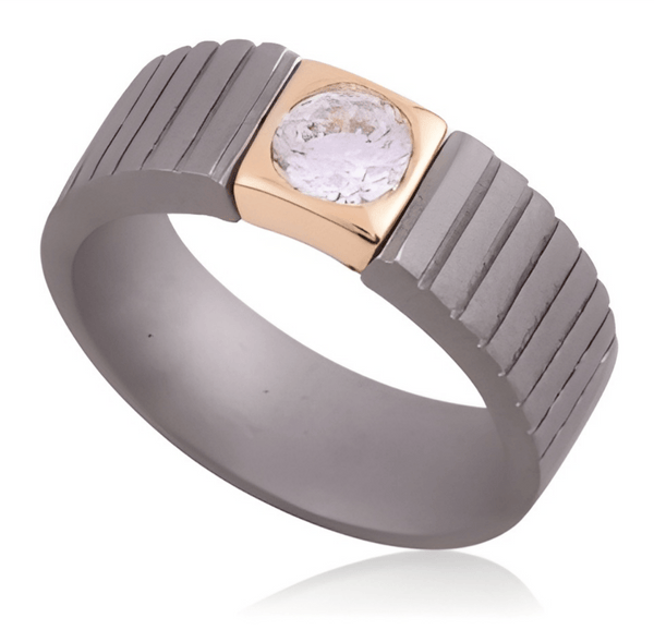 0.5 Ct Viking Titanium Ring