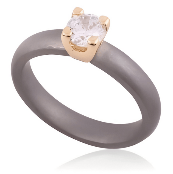 0.5 Ct Imperium Titanium Ring