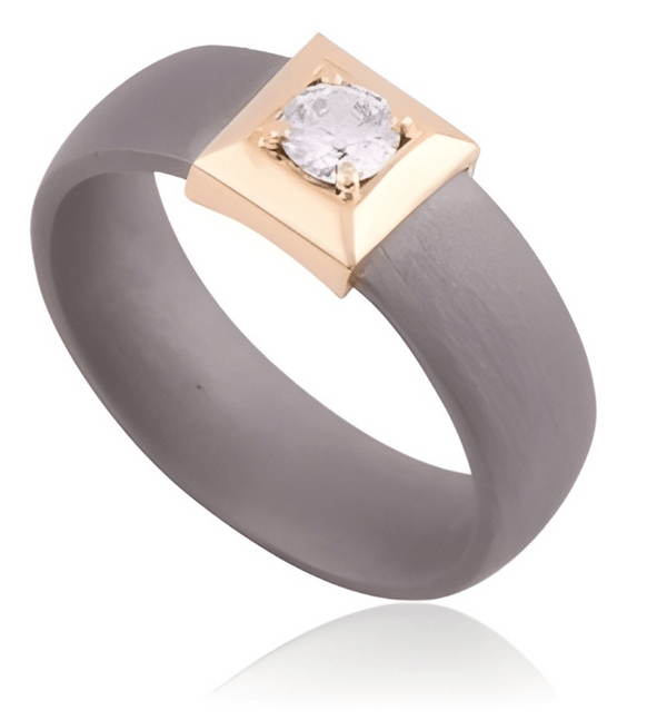 0.5 Ct Ares Titanium Ring