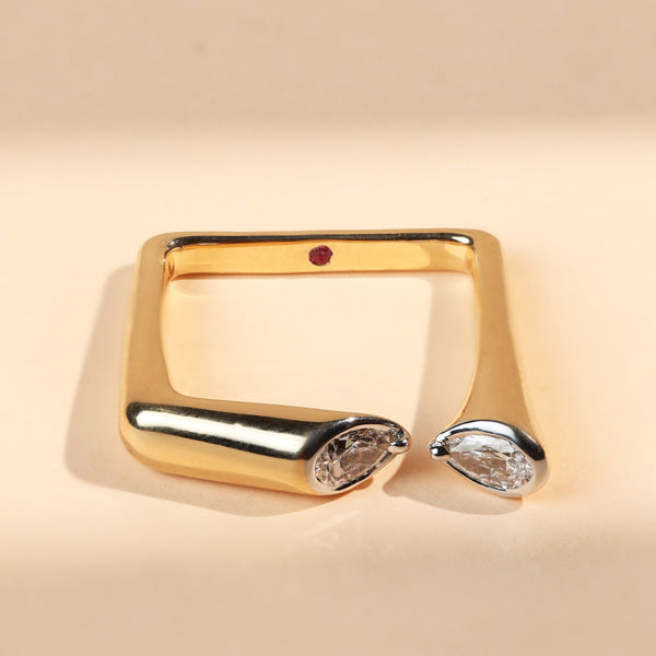 Prism Reflection Promise Ring