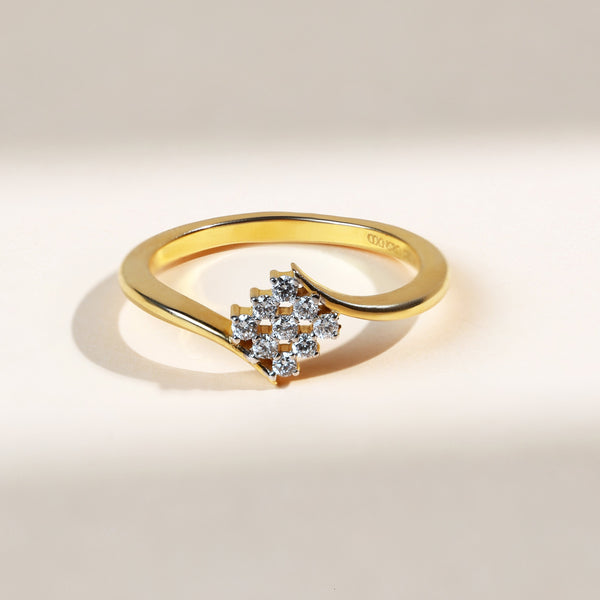 Nine Diamonds ring