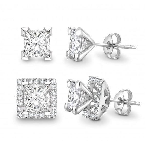 Detachable Princess Stud Earrings