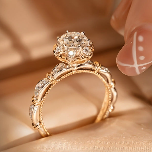 Sweetheart Shine Round 1 Ct Solitaire Ring