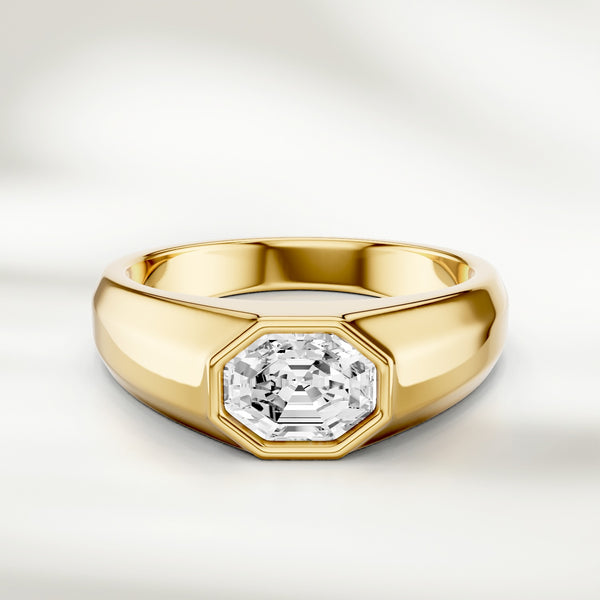 1 Ct Majestic Octa Men's Solitaire Ring